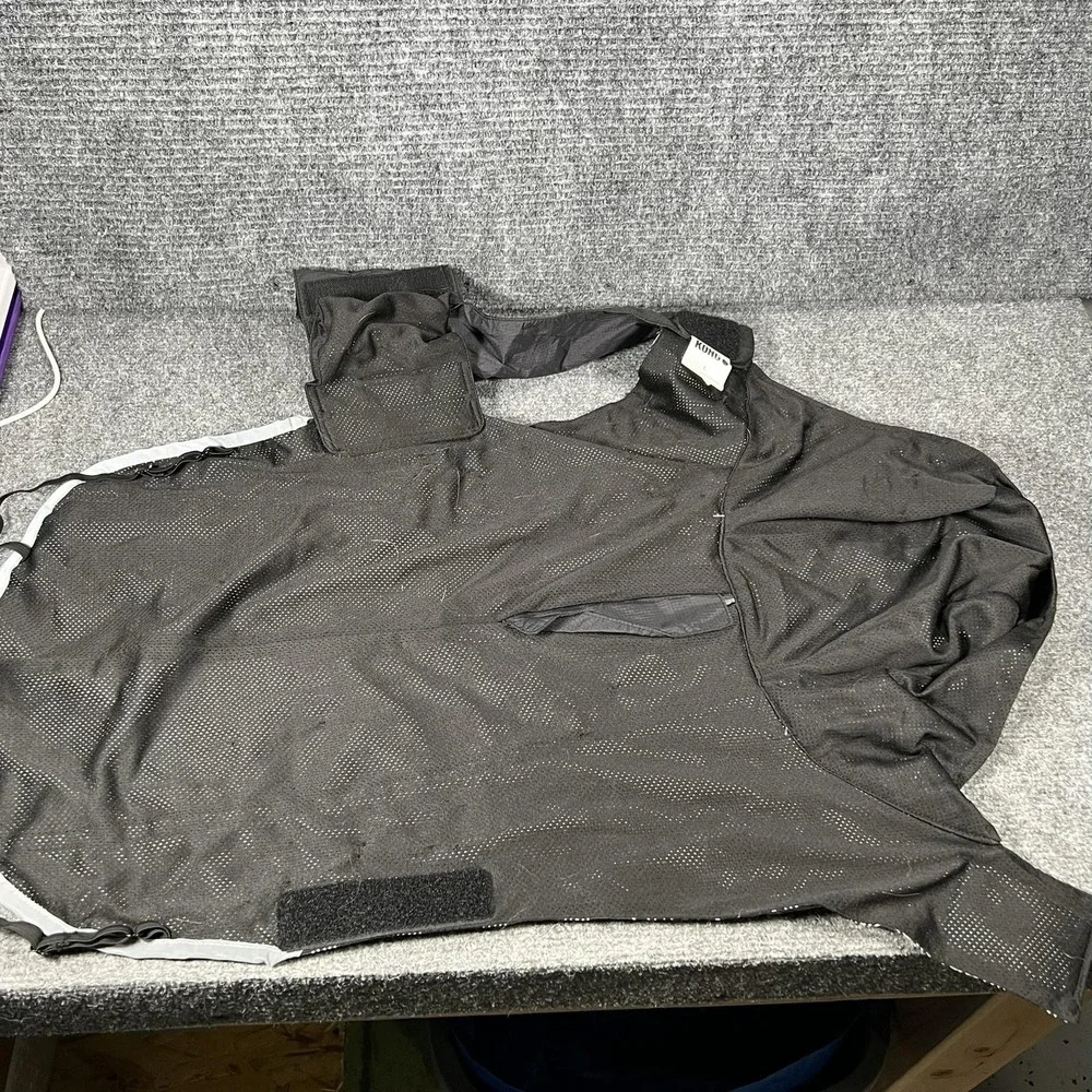 KONG Elements Dog Rain Coat Jacket Large L Black Warm Nylon Outerwear Reflective